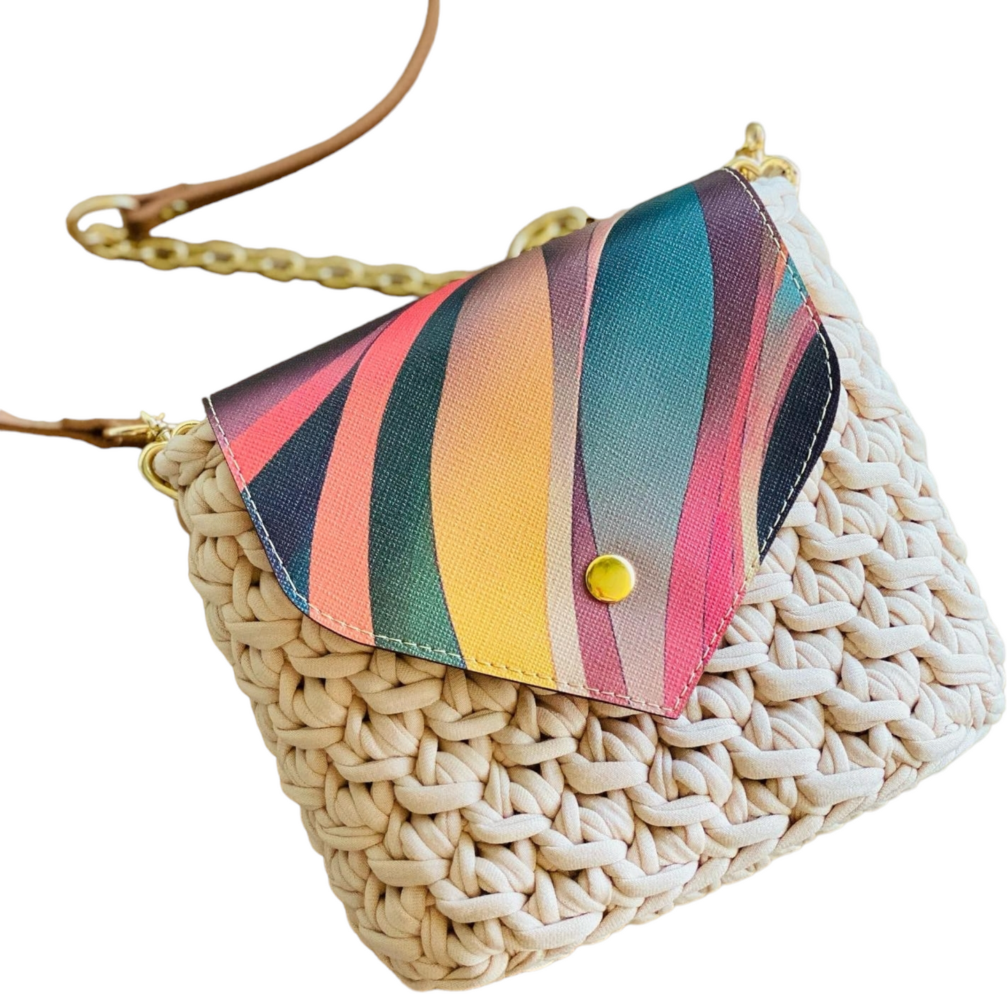 Bag flap multicolor
